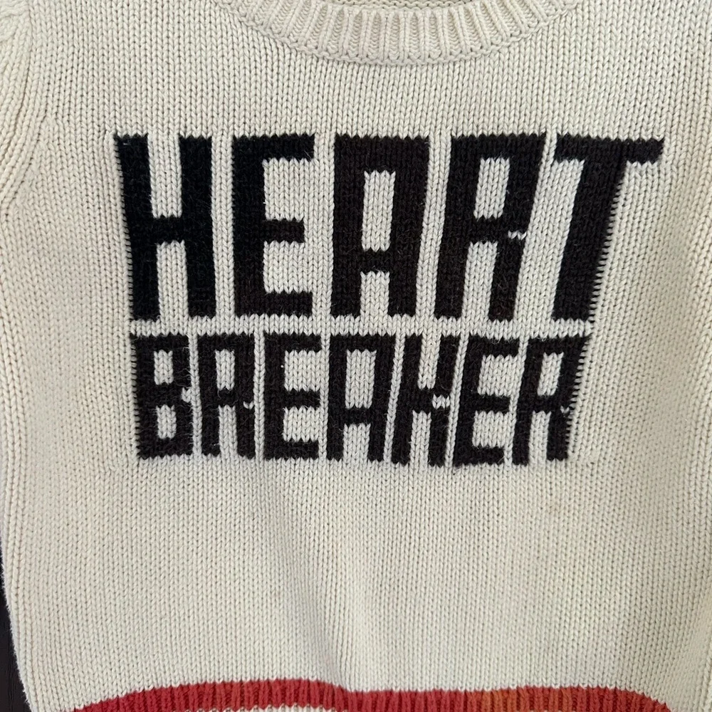 3/$25 GAP Baby Boy Cream Letter Knit Sweater 100% Cotton Cozy Pullover 12–18M